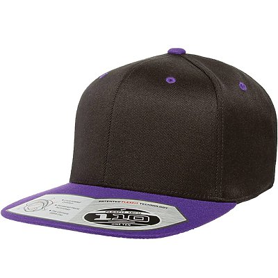 FLEXFIT Wool Blend Flat Bill Snap Back Cap