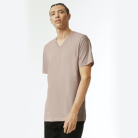 American Apparel CVC Unisex V-Neck T-shirt