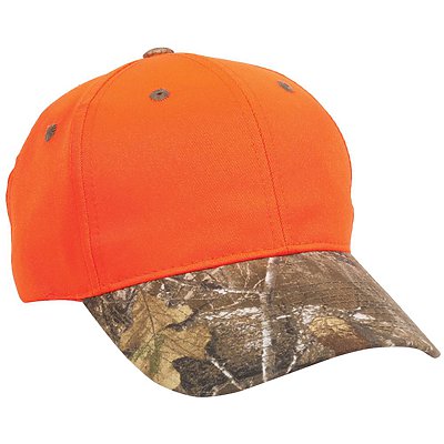 OUTDOOR CAP Blaze Crown with Camo Visor Cap