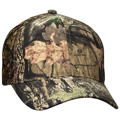 OUTDOOR CAP 6 Panel Camo Mesh Back Cap