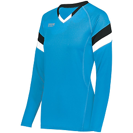 High Five Apparel Girls Truhit Tri-Color Long Sleeve Jersey