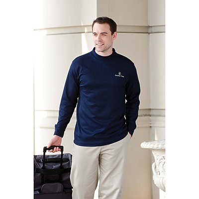 Jonathan Corey L/S Poly Performance Mock