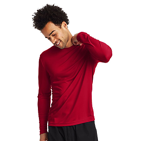 Hanes 4oz Longsleeve Cool Dri T