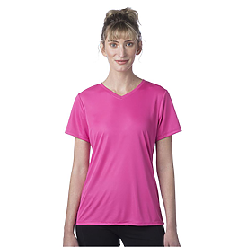 Hanes Ladies COOL DRI Performance V-Neck T-Shirt