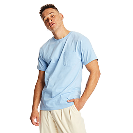 Hanes Beefy-T W/Pocket 100%