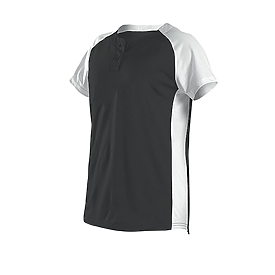 Alleson Athletic Girls Two Button Fastpitch Jersey