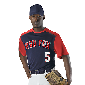 Alleson Athletic Adult Crew Neck Baseball Jersey