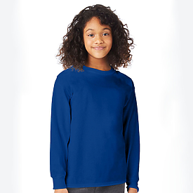 Hanes Youth 6.1oz 100% Authentic Longsleeve