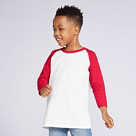 Gildan Heavy Cotton Youth 3/4 Raglan T-shirt