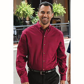 Jonathan Corey Teflon Twill Long Sleeve Shirt