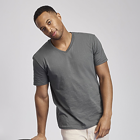 Gildan 4.5oz Softstyle V Neck T