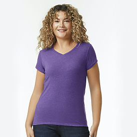 Gildan 4.5oz Ladies V-Neck T