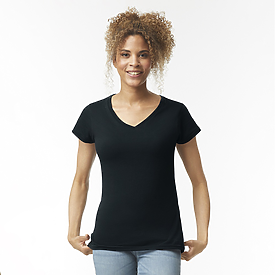 Gildan 4.5oz Ladies V-Neck T