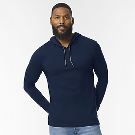 Gildan Adult Lightweight Long Sleeve Hooded Tee