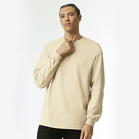 American Apparel Heavywight Cotton Unisex Long Sleeve Tee