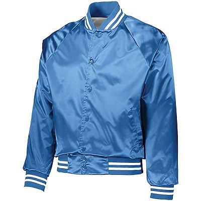 Augusta Satin Striped Baseball Jacket