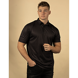 Burnside Mens Printed Burn Golf Polo