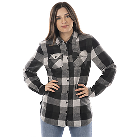 Burnside Ladies Plaid Flannel Shirt