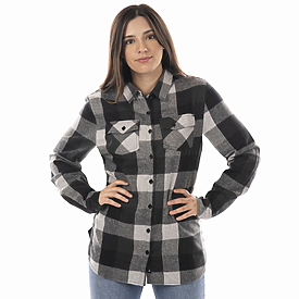 Burnside Ladies Plaid Flannel Shirt