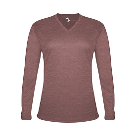 Badger Sportswear Tri-Blend Ladies Long Sleeve Tee
