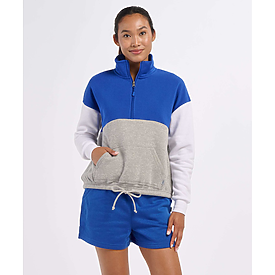 Boxercraft Fleece Colorblock Quarter Zip