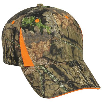 OUTDOOR CAP Camo with Blaze Trim Cap