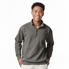 COMFORT COLORS Adult 9.5oz 1/4 Zip Sweatshirt