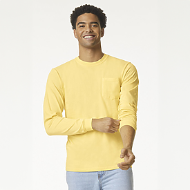 COMFORT COLORS  Long Sleeve Pocket T-Shirt