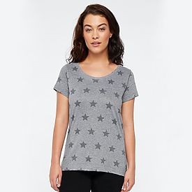 Code V Ladies Five Star Scoop Neck Tee