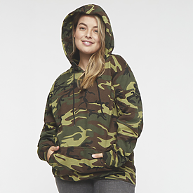 Code V 7.5oz Hooded Camo Sweat