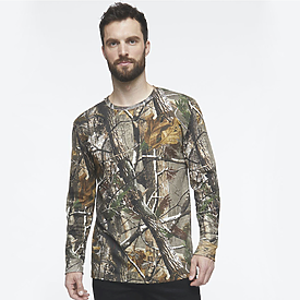 Code V 5.5oz Realtree L/S Camo T