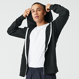 Bella+Canvas Unisex Triblend Full-Zip Lightweight Hoodie