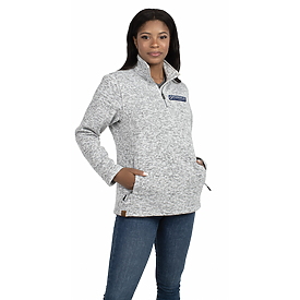 Holloway Ladies Alpine Sweater Fleece 1/4 Zip Pullover
