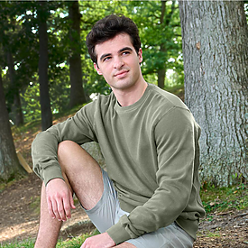 J.AMERICA 7.5oz Comfort Dye Fleece Crew