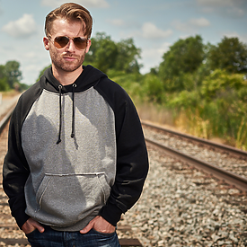 J.AMERICA Vintage Heathered Hood