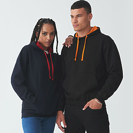 Just Hoods by AWDis Varsity Contrast Hoodie