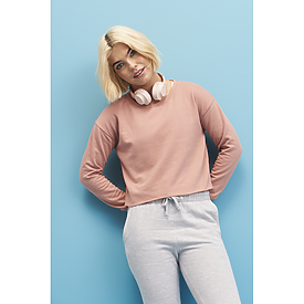 Just Hoods by AWDis Girlie Cropped Crew