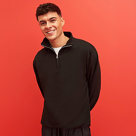 Just Hoods by AWDis Sophomore 1/4 Zip Sweat