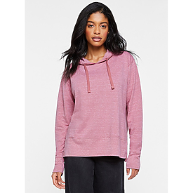 LAT Ladies Vintage Wash Fleece Hoodie