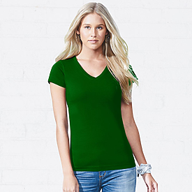LAT 4.5oz Jr V-Neck Long length T