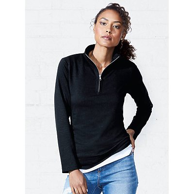 LAT Ladies French Terry 1/4 Zip
