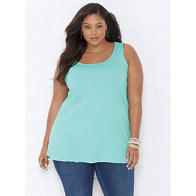 LAT Ladies Curvy Jersey Tank