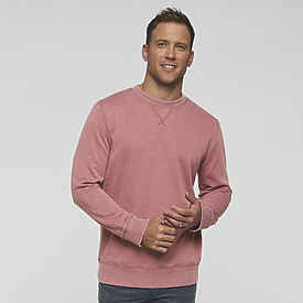 LAT Adult Vintage Wash Fleece Crew