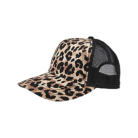 MEGA CAP Leopard Fashion Trucker Cap