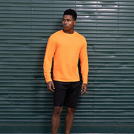 A4 Apparel Softek Long Sleeve Tee