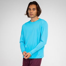 A4 Apparel 5 Star Cooling Performance Long Sleeve Crew