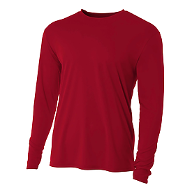 A4 Apparel 5 Star Cooling Performance Long Sleeve Crew
