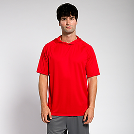 A4 Apparel Cooling Performance Short Sleeve Hooded Tee