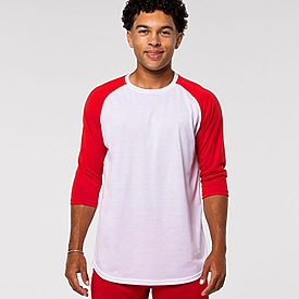 A4 Apparel Softek 3/4 Sleeve Raglan