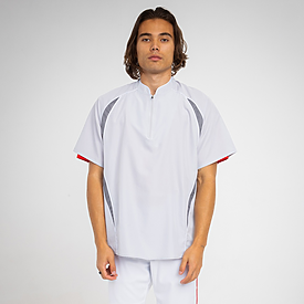 A4 Apparel 1/4 Zip Batting Jacket